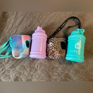 Lightly used HydroJugs with sleeves.